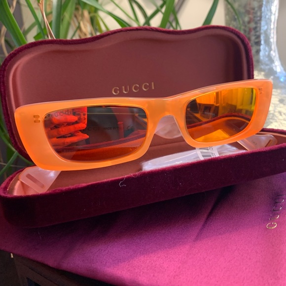 SOLD ⛔️Authentic GUCCI 52m Rect UNISEX Acetate sunglasses - Picture 9 of 11
